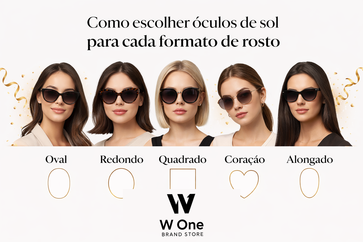 Como escolher óculos de sol para cada formato de rosto