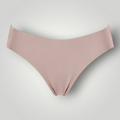 Calcinha W One Fio Dental Sem Costura Nude com Laterais Médias