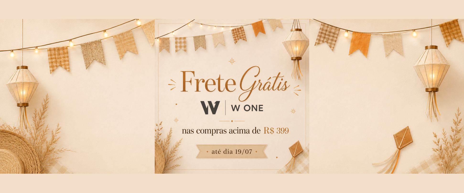 Frete grátis acima de 399 ate 19 07