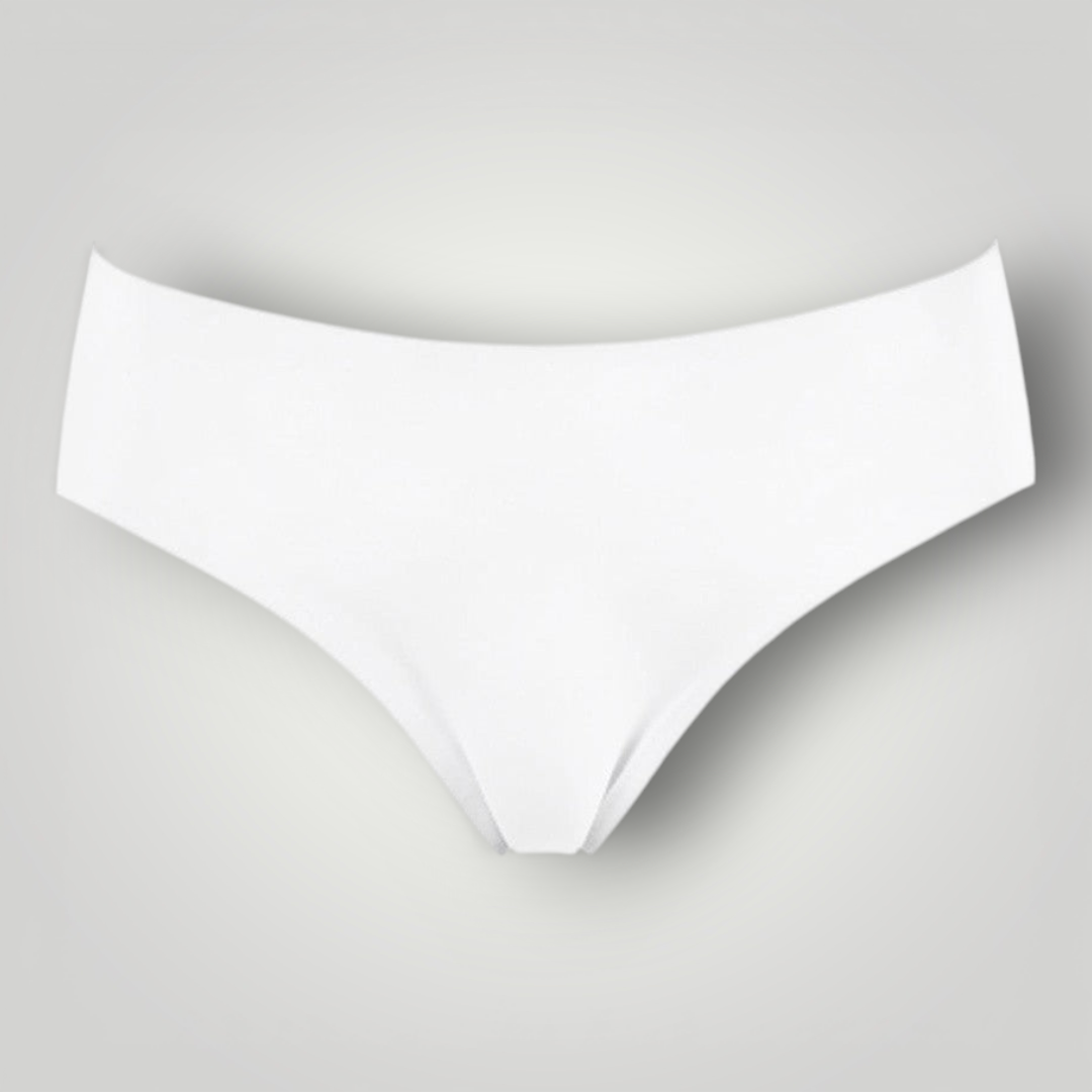 Calcinha W One Tanga Sem Costura Branca com Cintura Média