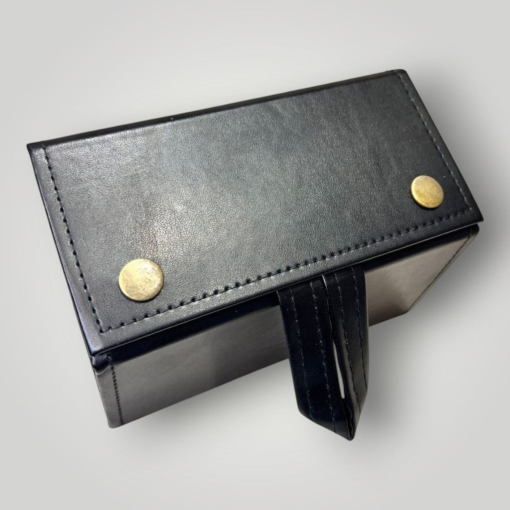 Case - Porta-Óculos Dobrável com 5 Divisórias Cor Preto