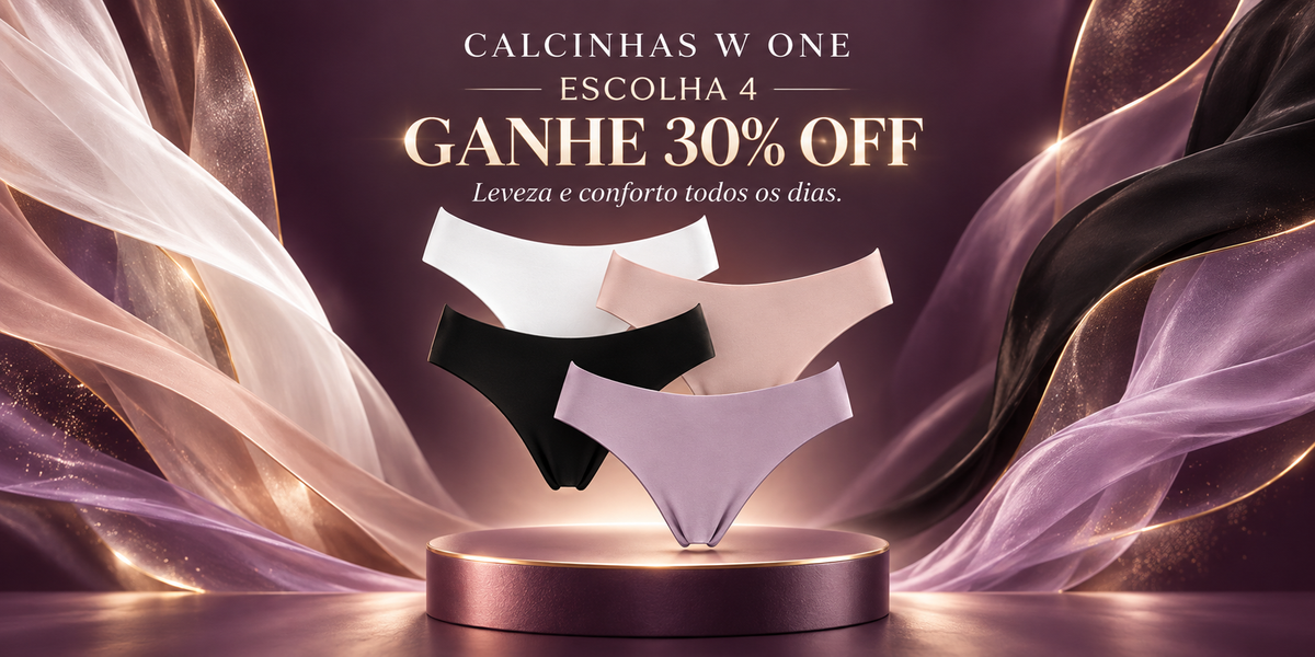 promoção compre 4 calcinhas ganhe 30% off