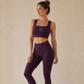 top allure com calca legging flex core wine