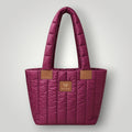 Bolsa Move Puffer Wine W One com acabamento acolchoado e alças reforçadas