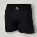 Cueca boxer preta W One Brand Store em algodão com tecnologia Thermo Dry, cós elástico e costura invisível.