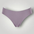 W One Brand Store purple seamless thong with medium sides, made of polyamide and elastane for a comfortable, invisible fit.