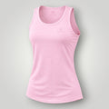 Regata feminina W One Brand Store Essence na cor rosa balé, feita em tecido leve e respirável com proteção solar FPU 50+