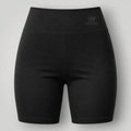 Shorts W One Brand Store Essence preto com cós largo de alta compressão e tecido macio para treinos
