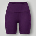 Shorts Sculpt W One Brand Store na cor vinho com cós alto, média compressão e tecido tecnológico respirável.