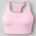 Top W One Brand Store Essence rosa balé com modelagem nadador, média sustentação e tecido respirável de alta qualidade.